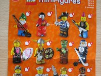 8804: Color: Orange<br>minifigures Series 4